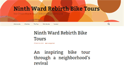 Desktop Screenshot of ninthwardrebirthbiketours.com