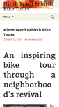 Mobile Screenshot of ninthwardrebirthbiketours.com